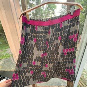 Women’s Biden Skirt size 10 polka dot pink and gray